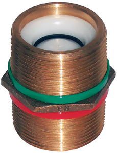 Groco PNC-1000 GROCO PNC BRONZE PIPE NIPPLE WITH CHECK VALVE 1"