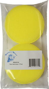 Captain'S Choice ICM-3F-4 3F Round Foam Applicator Pad, Pr.