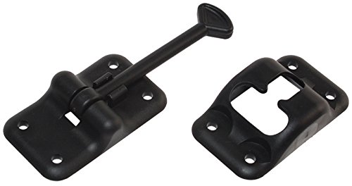 RV Designer E232 Black 3.5" Plastic T-Style Entry Door Holder