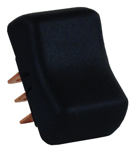 JR Race Car 13025 JR Products 13025 Black On/Off/Momentary-On RV Switch