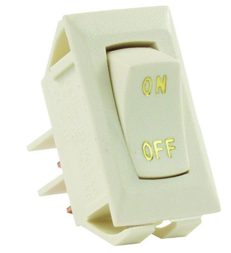 JR Race Car 12615 Jr Products 12615 Ivory Spst Labeled On/off Switch