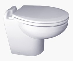 Raritan Engineering 220HF012 Marine Elegance Slant Back Low Profile Toilet 12V White