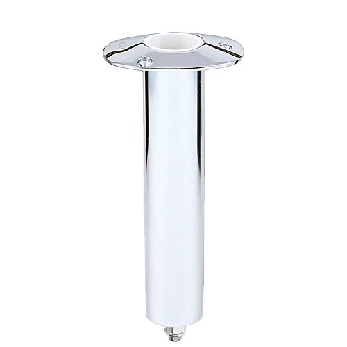 Lee's Tackle RH5167V 0 Degree Stainless Steel Flush Mount Swivel Base Rod Holder 2" x 6.5"
