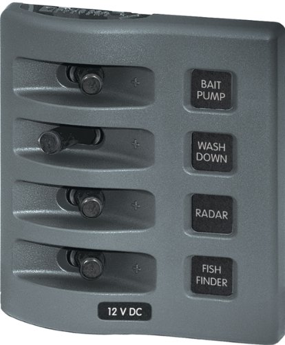 Blue Sea Systems 4305 Blue Sea 4305 Weatherdeck Panel 4 Position No Circuit