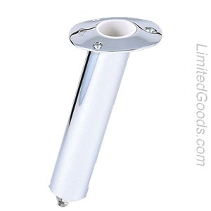 Lee'S Tackle RH5169H Lee'S 15 Degree Ss Flush Mount Swivel Base Rod Holder 2"x6.5"