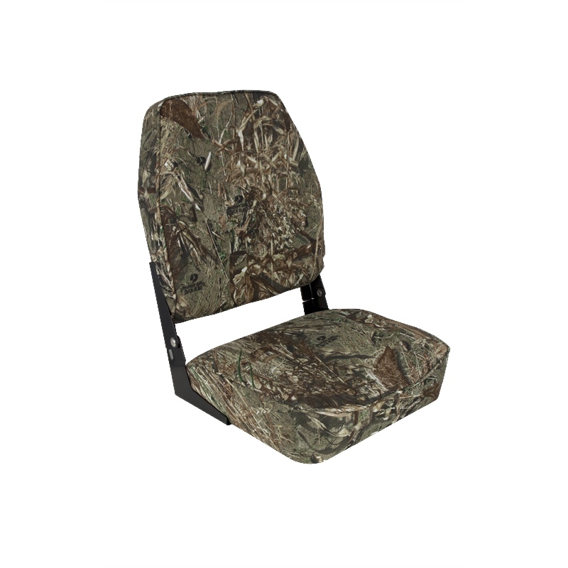 Springfield Marine 1040647 Springfield High Back Folding Seat, Mossy Oak Duck Blind