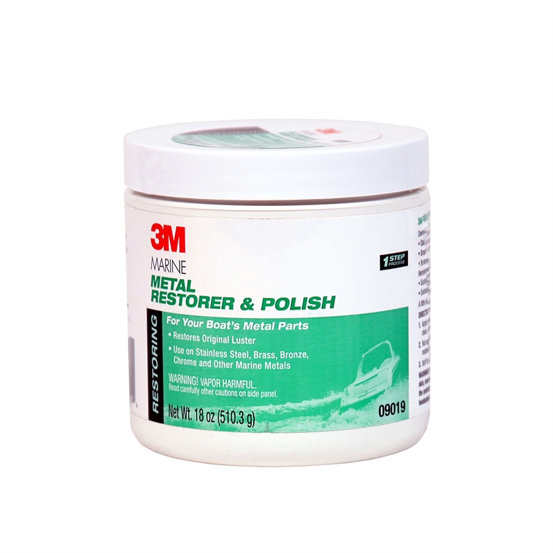 3M 09019 Metal Restorer & Polish Paste, 18 oz