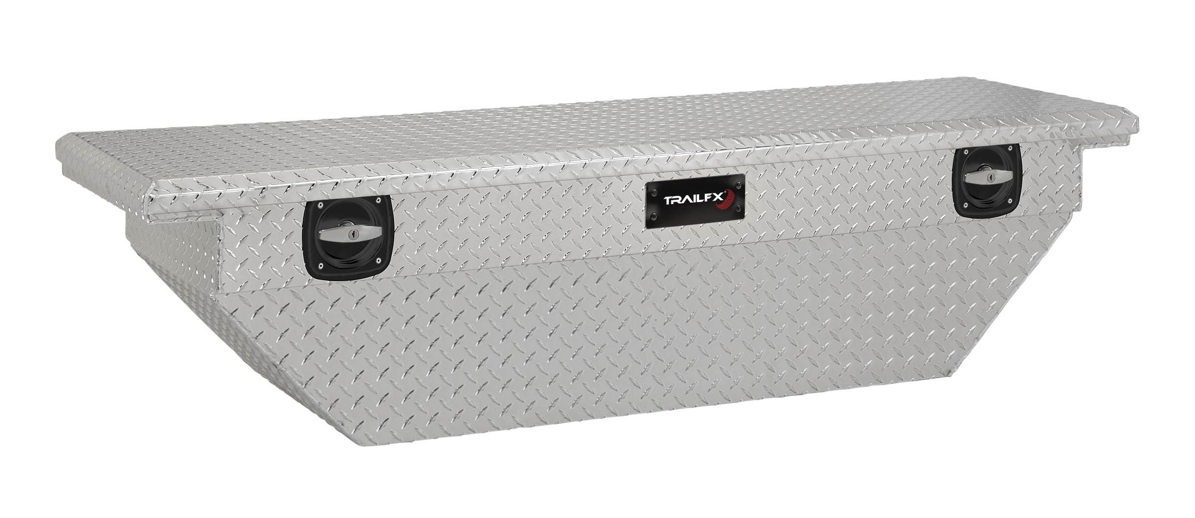 TrailFX 120631C Crossover Angled Low Profile Aluminum Tool Box