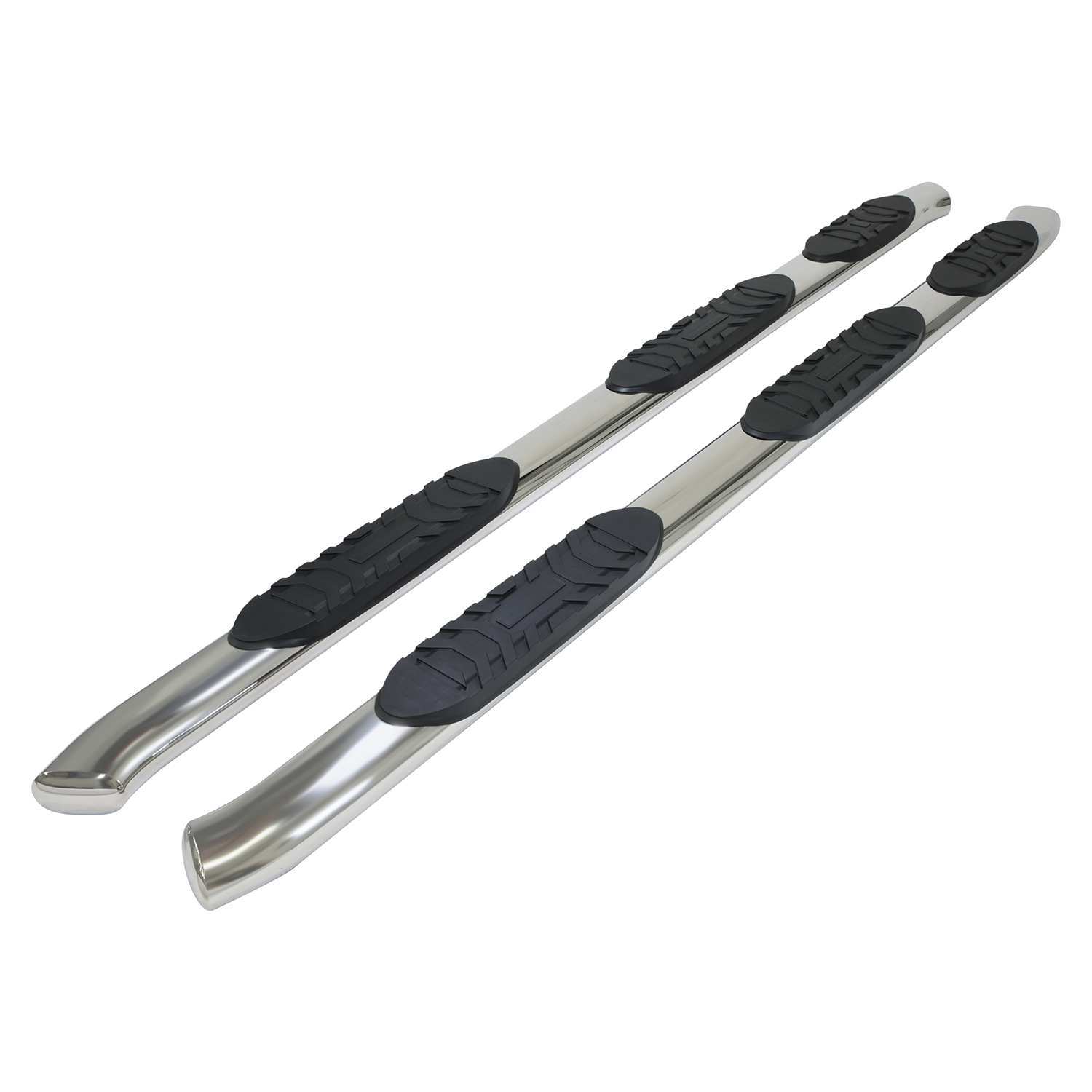 TrailFX A7095S 5 Inch Oval Wheel-to-Wheel Step Bars RAM 1500 Quad Cab