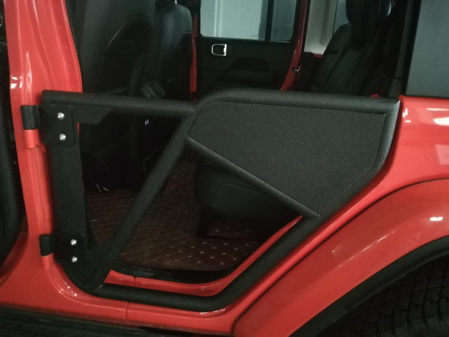 TrailFX JL04RD Rear Tubular Door Set for Jeep Wrangler JL