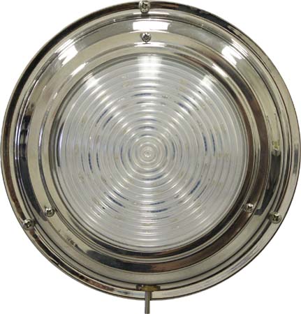 SeaSense 50023756 Dome Light (6 3/4") Titanium - White Led