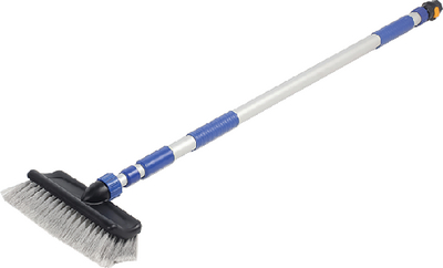 Camco 41960 Telescoping Wash Brush with Flow-Through Handle 10 Inch