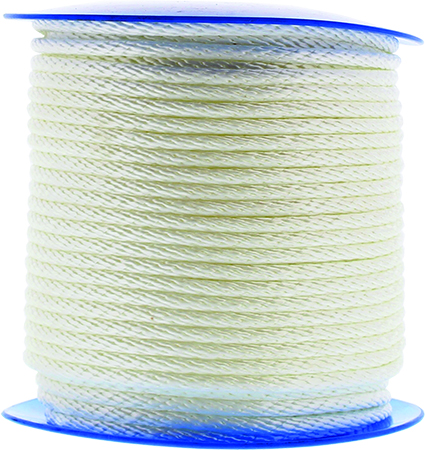 SeaSense 50014050 Diamond Braid Nylon Rope 1/4" x 200' White Bulk Spool