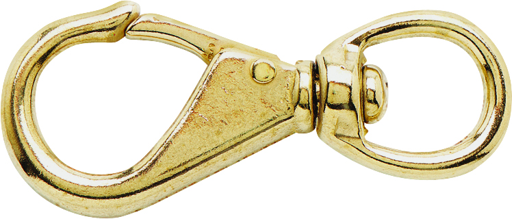 SeaSense 50063252 Swivel Eye Snap (4 1/2") Brass