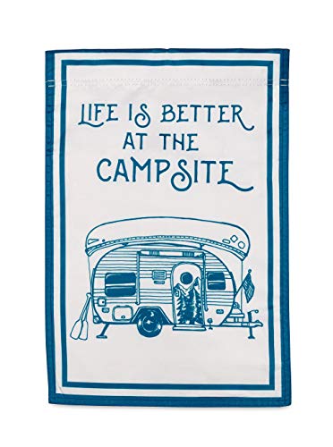 Camco 53307  Camp Themed Yard Flag, Camper