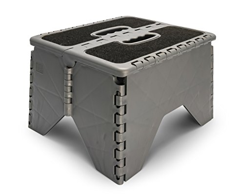 Camco 43635 Folding Step Stool with Non-Skid Surface, 300 lb Capacity