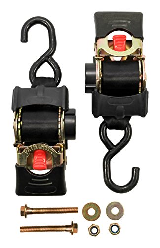 Camco 50030 Retractable Transom Tie Down Straps 2" x 5.5' Bolt-On