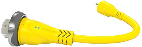 Furrion FP5515SY 50A to 15A Marine Pigtail Adapter Yellow