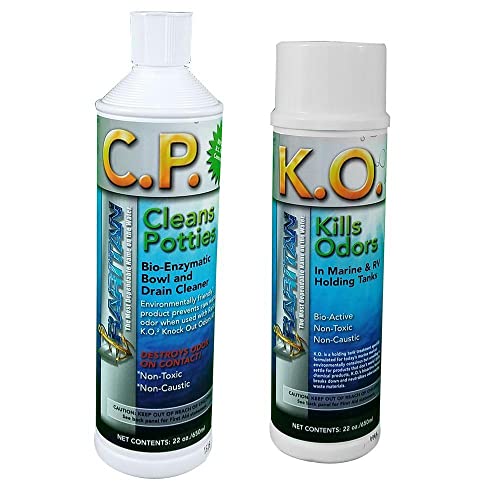 Raritan Engineering 1PPOT Potty Pack K.O. & C.P. Treatment Kit 22oz Bottles