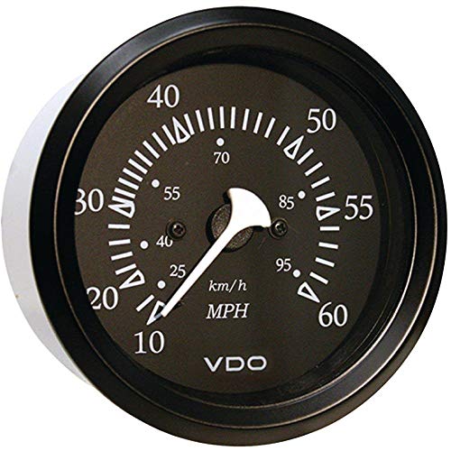 Seachoice 50-15231 60MPH Speedometer Blk/Blk