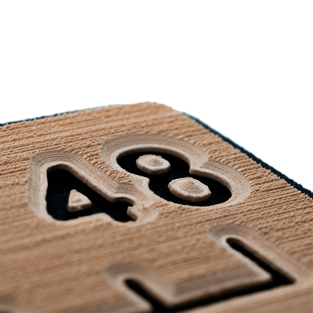 SeaDek 53584-80093 SeaDek 48" ROUTED RULER - 6MM BRUSHED MOCHA/BLACK