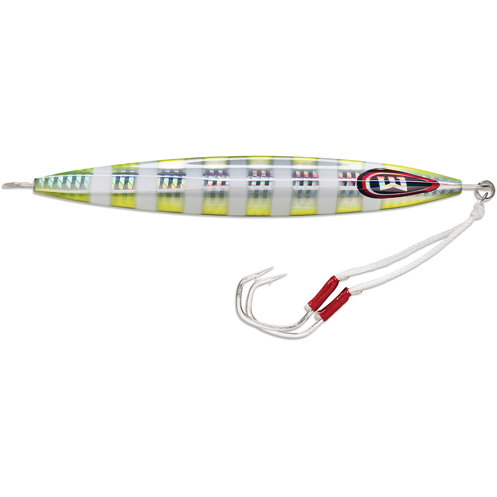 Williamson Lures KSJX280CB WILLIAMSON KENSAKI JIG 280 7.25" 9-7/8OZ CHARTREUSE BLINK