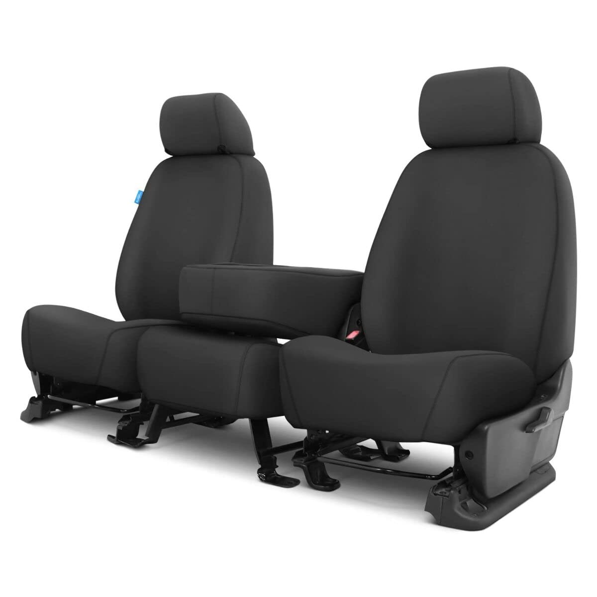 Covercraft SS3477PCCH Polycotton Seatsaver Custom Front Row Seat Covers - Charcoal