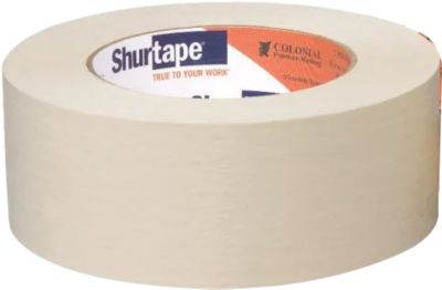 Greenball 100749 Shurtape Colonial Premium Grade Masking Tape 1-1/2" x 180'