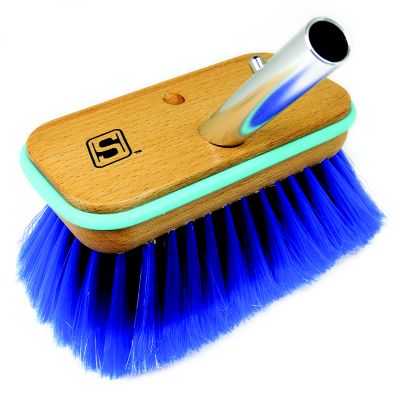 Seachoice QYM0106-BES Extra Soft 6" Wash Brush with Bumper and Quick Connector