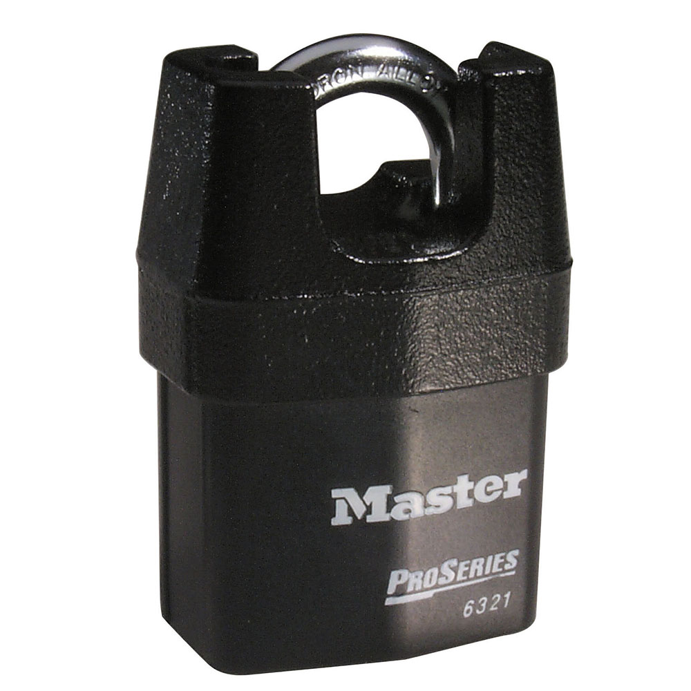 Master Lock 6321KA 2-1/8In (54Mm) Wide Proseries Shrouded Laminated Steel Rekeyable Pin Tumbler Padlock Keyed Alike