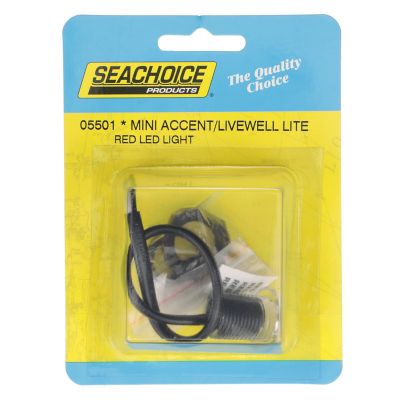 Seachoice 50-05501 Mini LED Accent Livewell Light Red Waterproof IP68