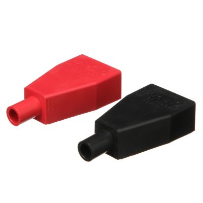 Seachoice 50-13691 Standard Rubber Battery Terminal Covers Red and Black