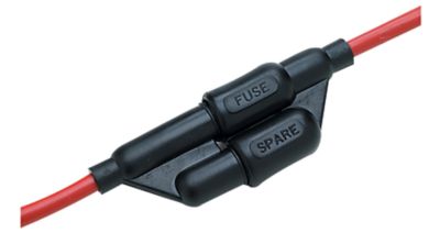 Seachoice 12721 Waterproof In-Line Fuse Holder with Spare Compartment 30 Amp