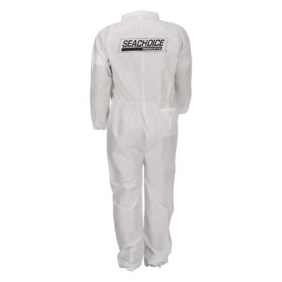 Seachoice 93071 SMS Breathable Disposable Paint Suit Coveralls