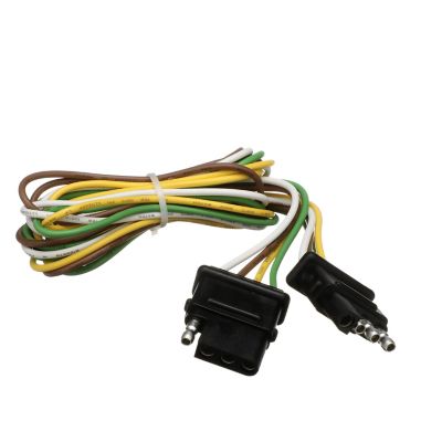 Seachoice 50-13991 4-Pole Flat Trailer Wire Harness Extension 48 Inch