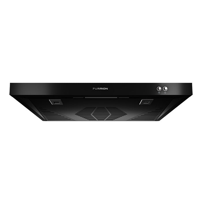 Furrion FHO23SACR-BL 12V Ducted RV Range Hood with LED Light - Black