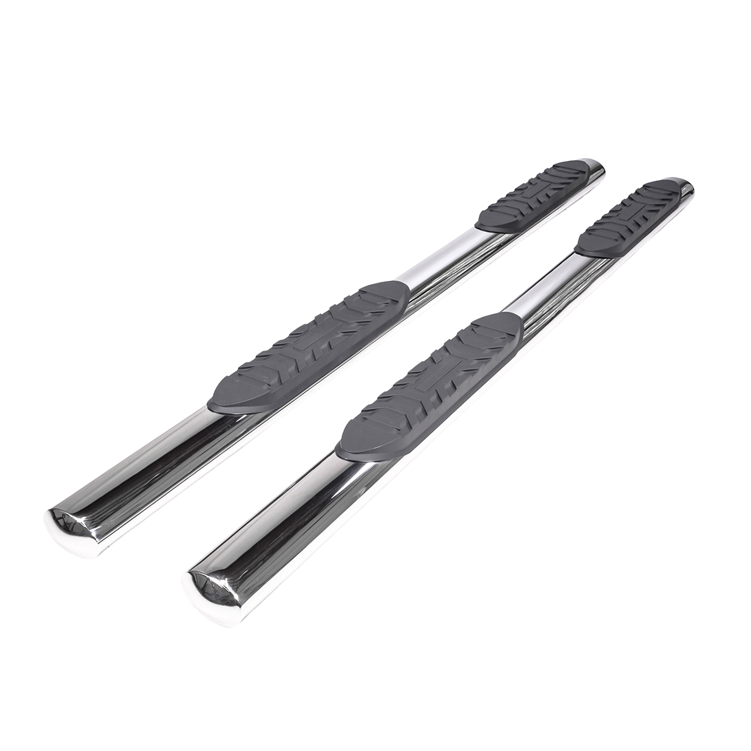 TrailFX A1548S 4" Oval Stainless Steel Side Step Bars