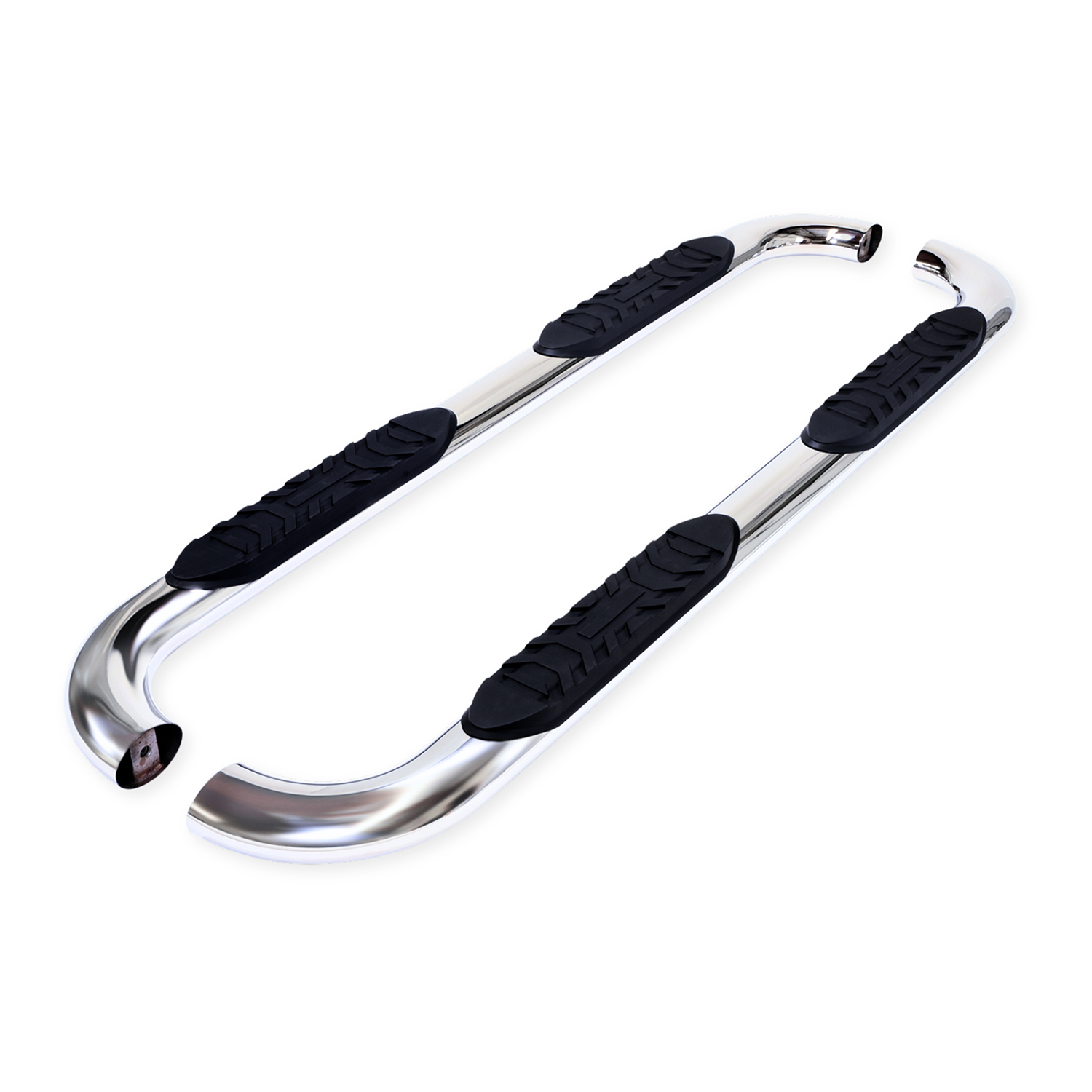 TrailFX A1015S 4-Inch Oval Stainless Steel Step Bar